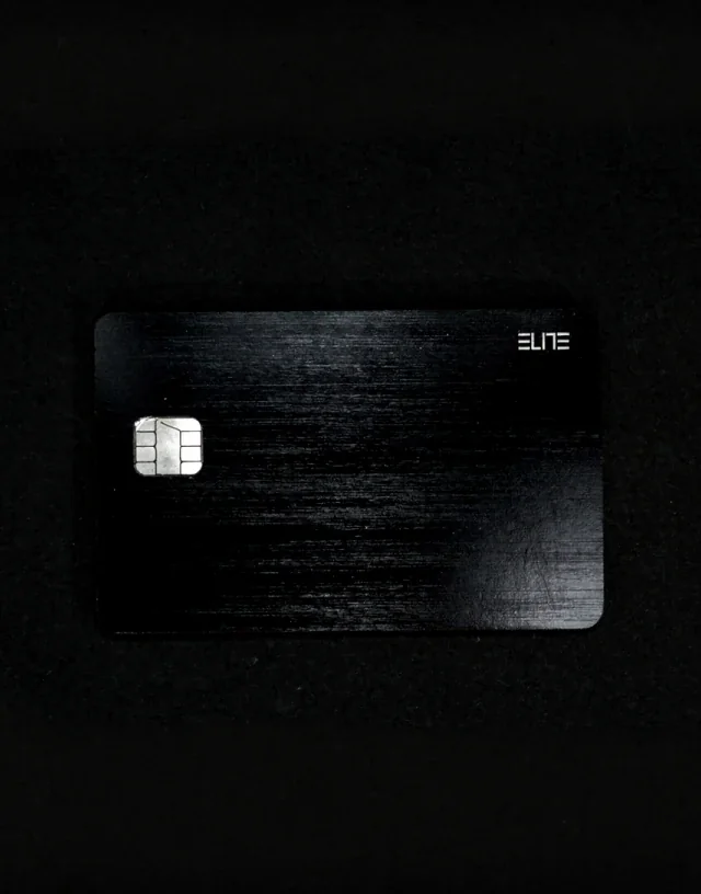 Borderless Banking ELITE metal card, Brushed finish